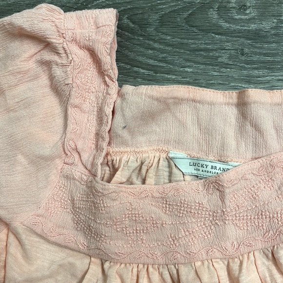 Lucky Brand pink blouse - Picture 3 of 4